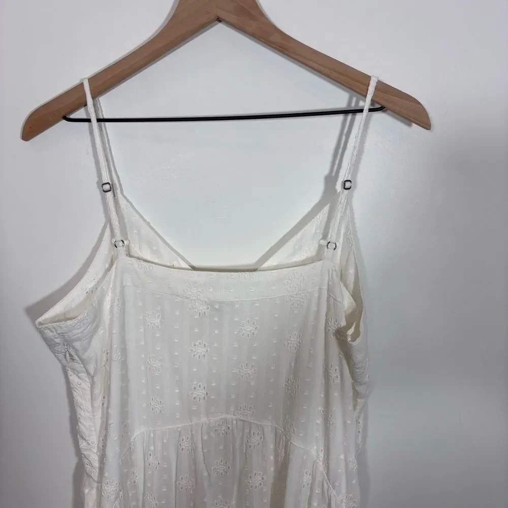 Sundance White Eyelet Arezzo Dress NEW Size Large - Picture 7 of 13